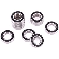 10 x rodamiento de bolas 6902RS doble sellado acero de carbono
